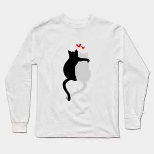 Cat Couple Long Sleeve T-Shirt